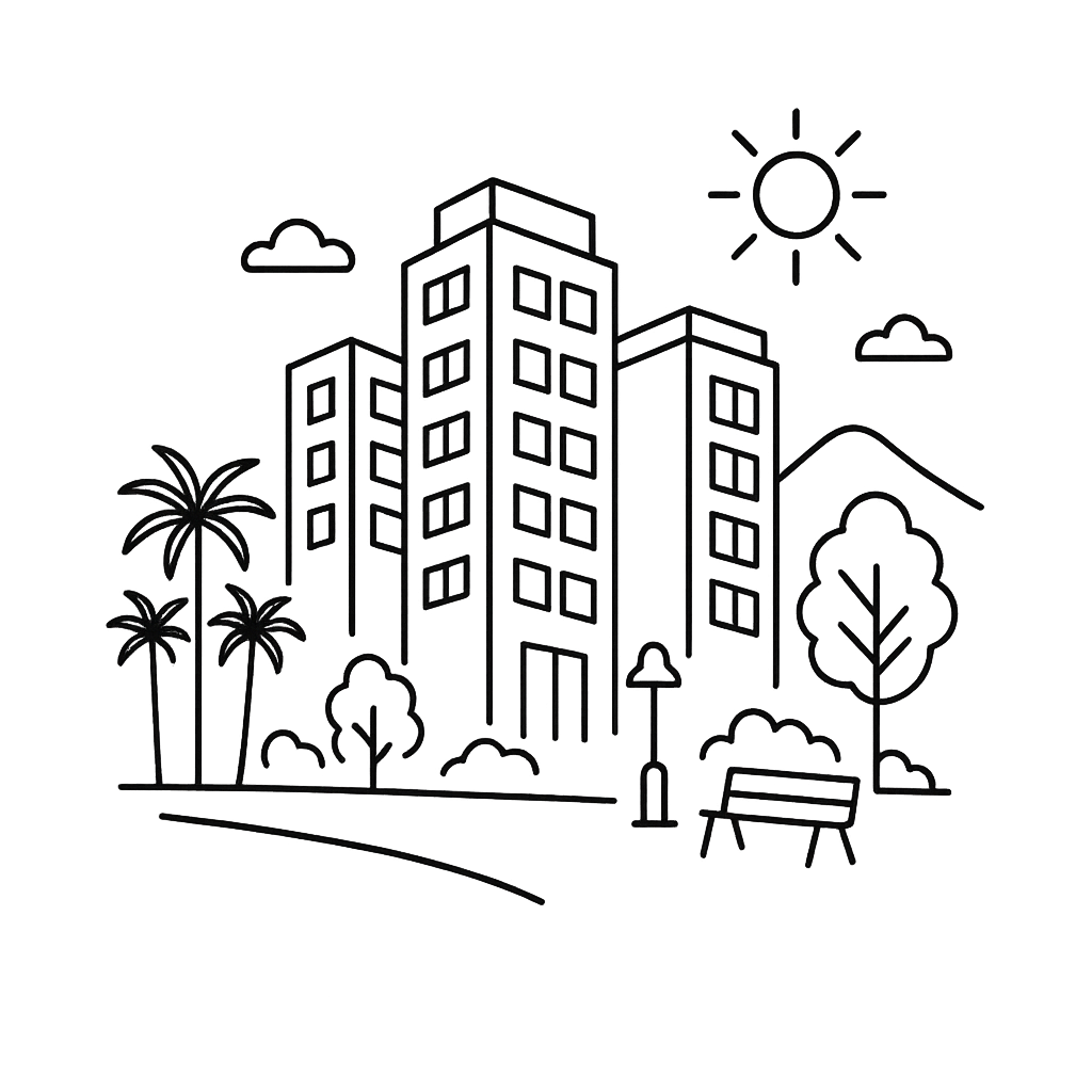 Property development illustration