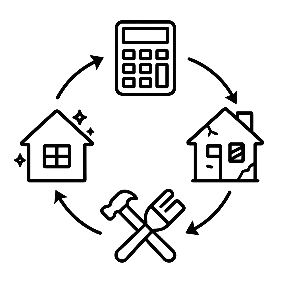 House flipping illustration